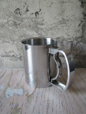 Einhand-Puderzucker-/Mehlsieb Edelstahl Silber 200g Backzubehör Helferlein Küche