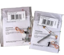 Modelleisenbahn 2 x HO Blocksignal 2 LED OVP Schneider 21 11 41 Signalbausatz