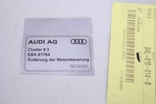 ORIGINAL AUDI VW Kennschild 04L010014B