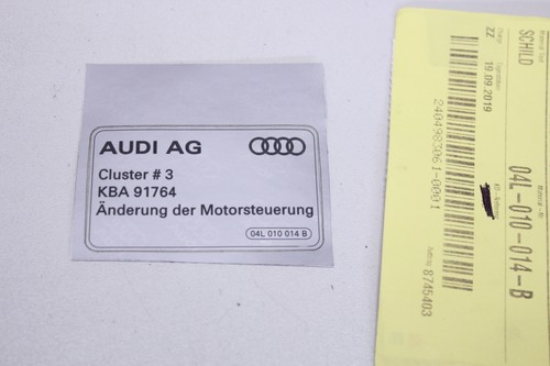 Original audi kennschild - vw,