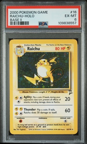 Raichu 120 base set holo - 2,