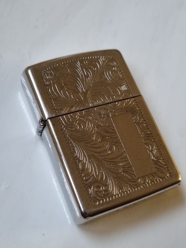 Zippo venetian silver - zippo, plate