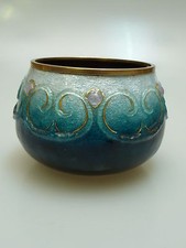 Art Deco Emaille Vase Limoges