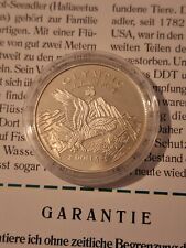 2 Dollar Cook Island 1996, Gefährdete Tierwelt, Weißkopf-Seeadler, PP Zertifikat