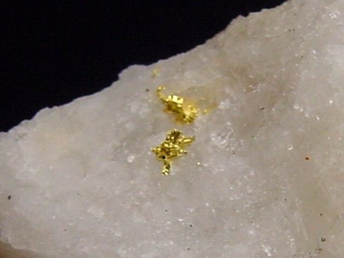 Gold kristallin quarz - kristallin, in