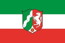 Aufkleber Flagge Nordrhein-Westfalen NRW Fahne Autoaufkleber Sticker