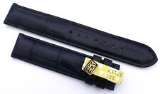 Original Chronoswiss 18mm /18mm  Alligator  Kroko Uhrenarmband Band dunkel blau