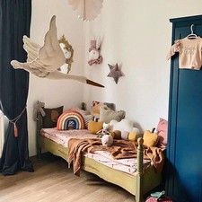 Schwan Wanddekoration Hängespielzeug für Kinderzimmer Kinderbett Dekoration