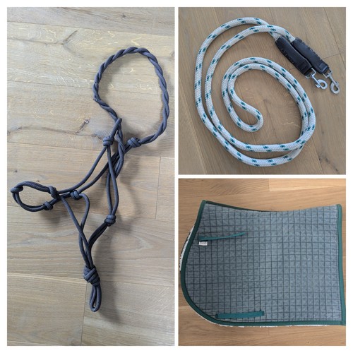 Pferdezubehör set aus - pferdezubehör,