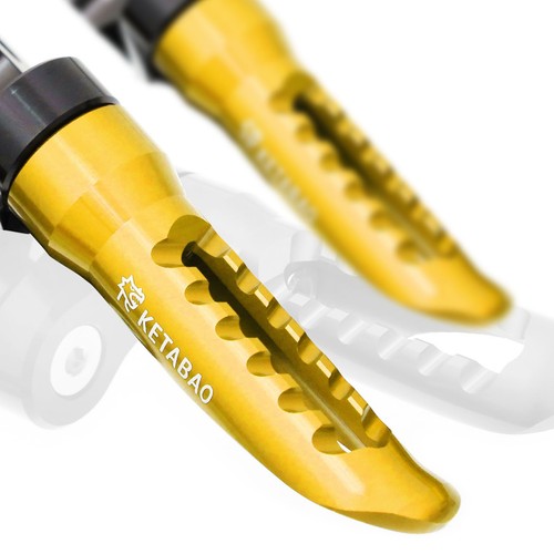 Bob front foot pegs - bob, gold