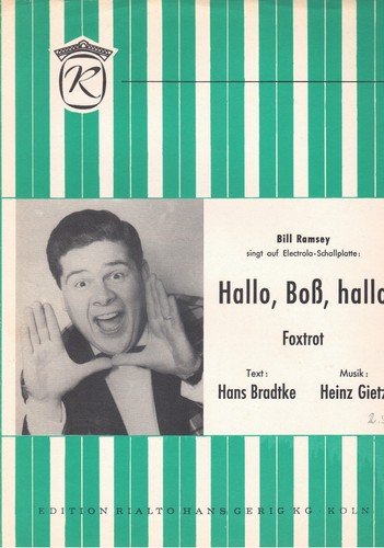 Bill ramsey hallo boß - bill, boß,
