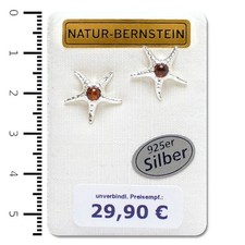 Natur bernstein ohrringe - bernstein,
