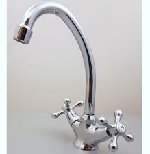 Nostalgie Armatur Zweigriff Waschtischarmatur Badarmatur Retro für Waschbecken