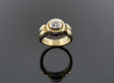 MASSIVER BRILLANTRING SOLITÄR