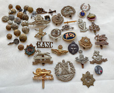 Abzeichen Pins Plaketten Medaillen Zweiter Weltkrieg Antik British UK Royal Army