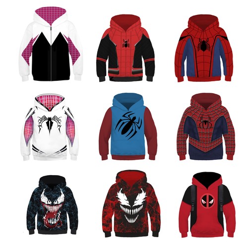Deadpool kids boys hooded - deadpool,