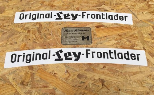 Ley frontlader aufklebersatz - ley,