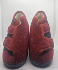 Hausschuhe Damen Verbandschuhe Rot Pimed! pitzi Klett hochgeschlossen Diabetiker
