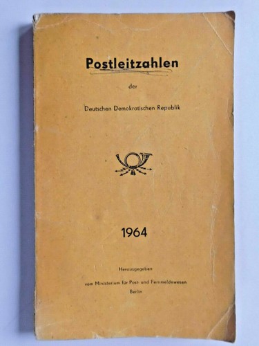 Postleitzahlen der ddr 1964 - postleitzahlen,