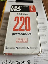 5x Orwo NP 27 220 Rollfilm