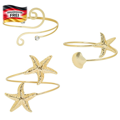 Armreif damen set gold - armreif,