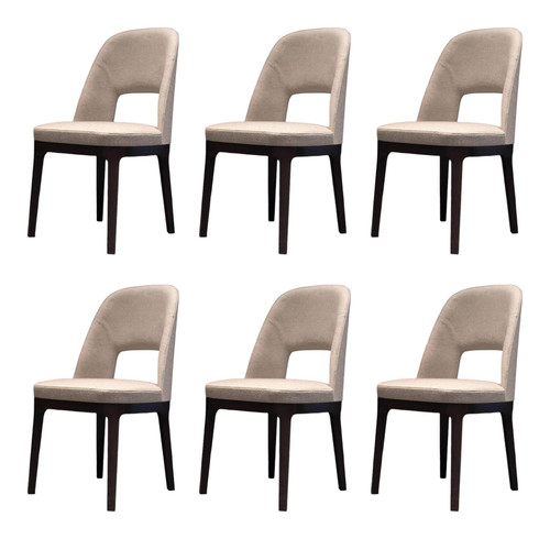 Flexform 6er set stuhl judith - 6er-set,