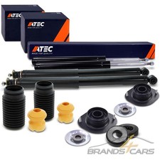 ATEC 4x GAS STOßDÄMPFER+DOMLAGER+PROTECTION-KIT FÜR OPEL ASTRA F+CARAVAN KOMBI