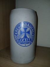  Kreuz Brauerei  Krug  Bierkrug Veit Ellwangen Hohenberg Eiserne Kreuz