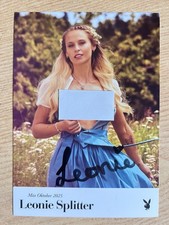Leonie Splitter AK Playboy Playmate Miss Oktober 2025 original signiert
