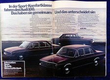Audi 100 S, LS   originale Werbung aus 1970