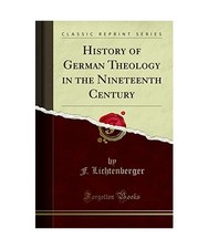 History of German Theology in