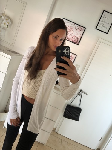 Weste zara weiß m - weste,