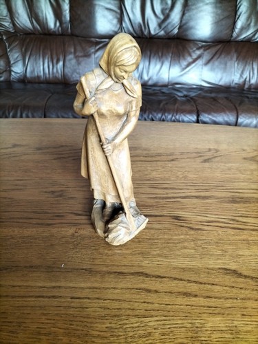 Holzfigur geschnitzt h26 - holzfigur,