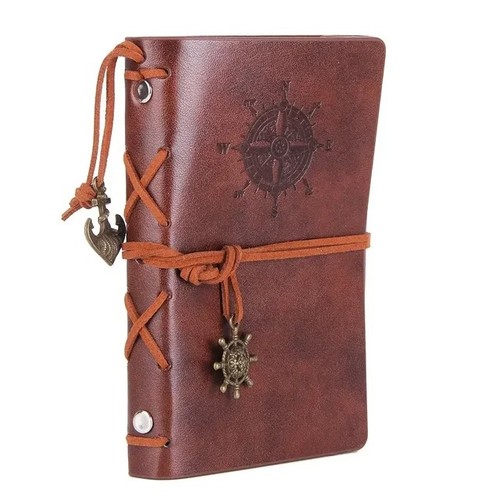 Retro notizbuch leder weich - retro,
