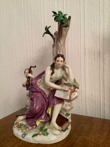 Große meissen figur gruppe - große,