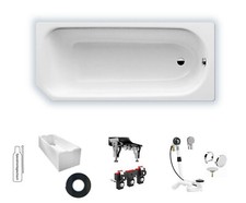Badewanne Kaldewei Advantage Saniform V1 Stahlbadewanne 1600x700 192100010001