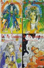 Kosuke Fujishima - 4 x Manga - Oh! My Goddess. Band 2-4 und Band 6 / 1. Auflage
