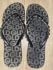Neue Damen Flip Flops Schwarz