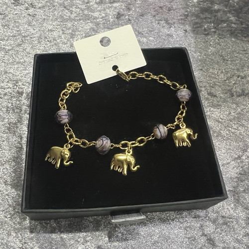 Armband kette charm - kette, goldfarben