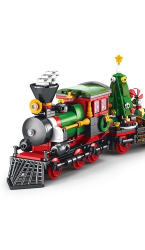 Festlicher weihnachtszug - festlicher,
