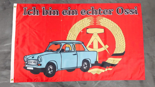 Fahne flagge ddr ich bin - flagge,