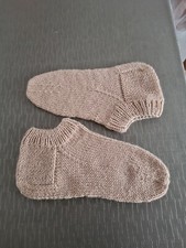 sneaker socken damen,Gr 40-41,Fußlänge Bis 26cm,100% Wolle,handgestrickte