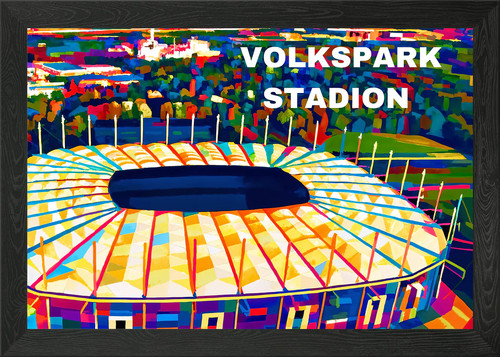 Volksparkstadion bunt pop - volksparkstadion, art