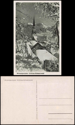 Ansichtskarte schönau - ansichtskarte,