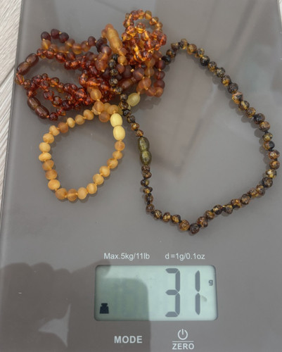 Baltic amber necklace - baltic,