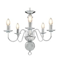 Kronleuchter in Silber