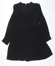 Zara Damen Etuikleid schwarz