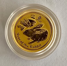 Gold Lunar II Jahr des Hasen