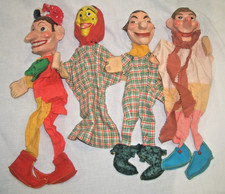 Kasperlefiguren Handpuppen alt