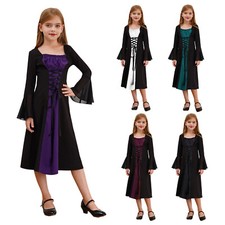 Mädchen Kleid Angenehm Uniform Kinder Mittelalter Kostüm Mittelalterliches Robe